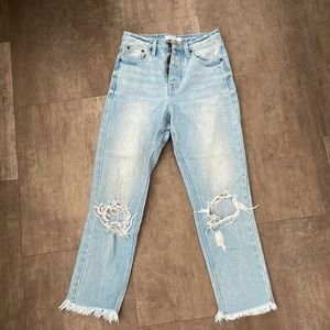 O’Neill high waisted straight leg jeans